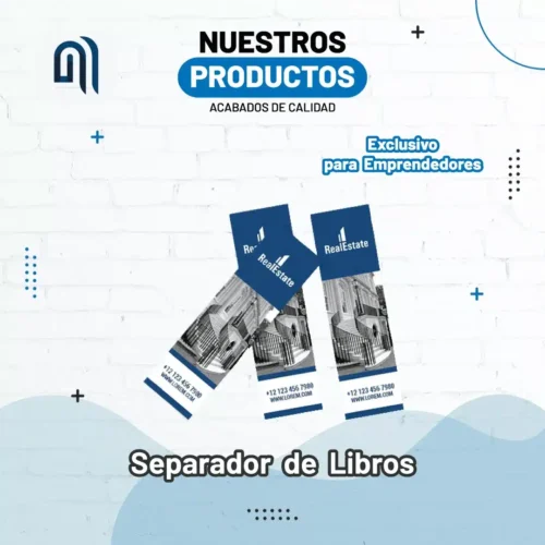 separadores de libros personalizados