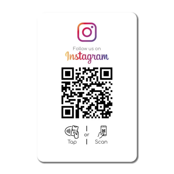 Tarjetas NFC Instagram